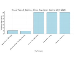 Illinois Fastest Declining Cities Small Medium Large